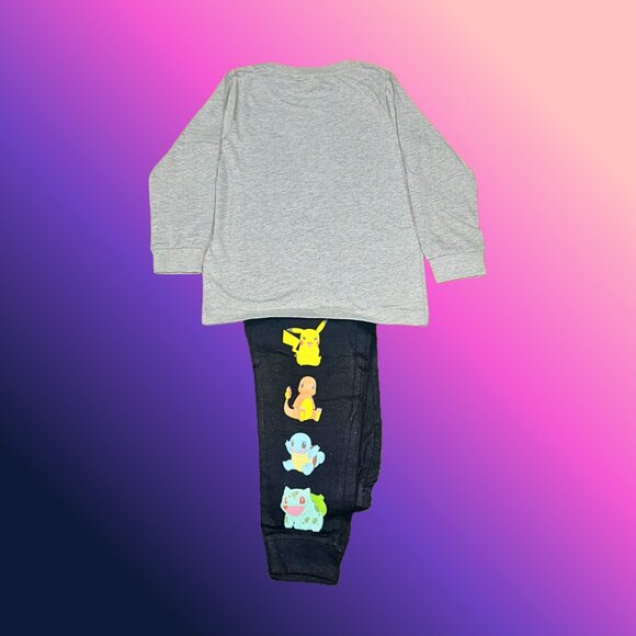 Pokemon Kids Pyjama Set – Pikachu Charmander Bulbasaur Squirtle NWT - Picture 4 of 5